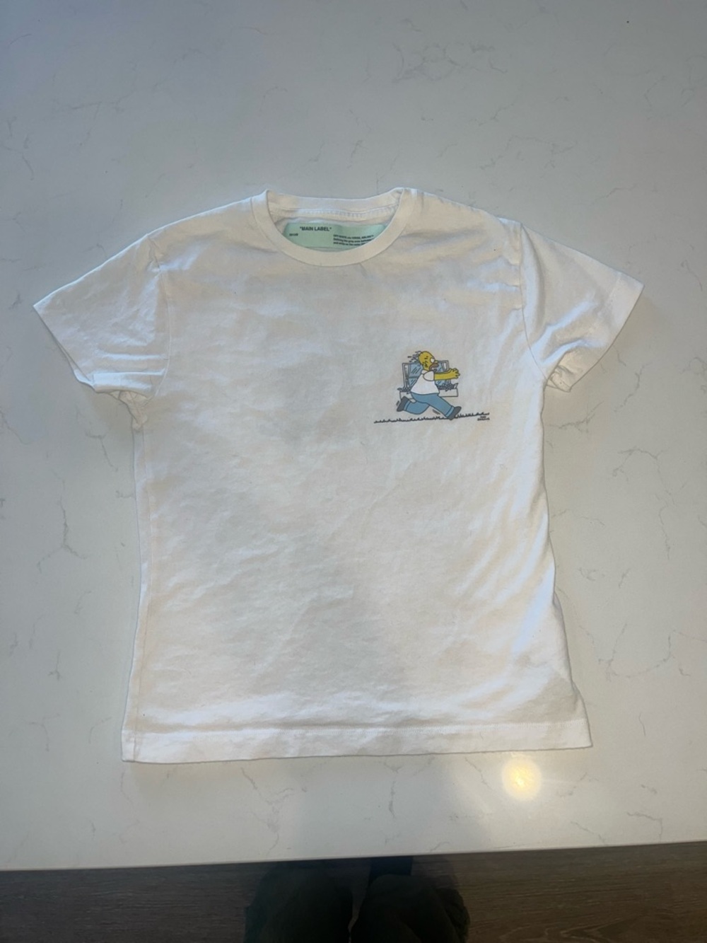NEW Off White x Simpsons Graphic Tee